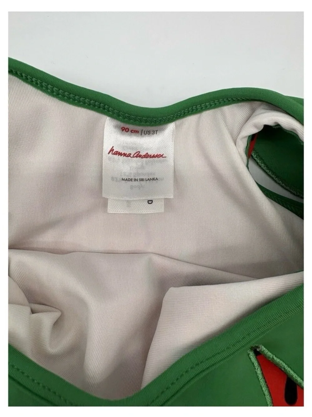 Hanna Andersson Strawberry Swimsuit (3T) - Picture 3 of 6
